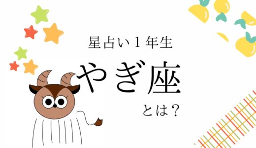 【初心者向け】山羊座とは？｜占い知識まとめ