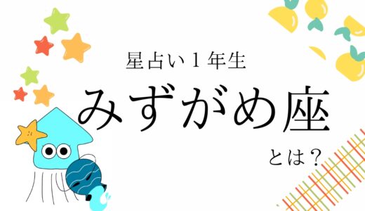 【初心者向け】水瓶座とは？｜占い知識まとめ